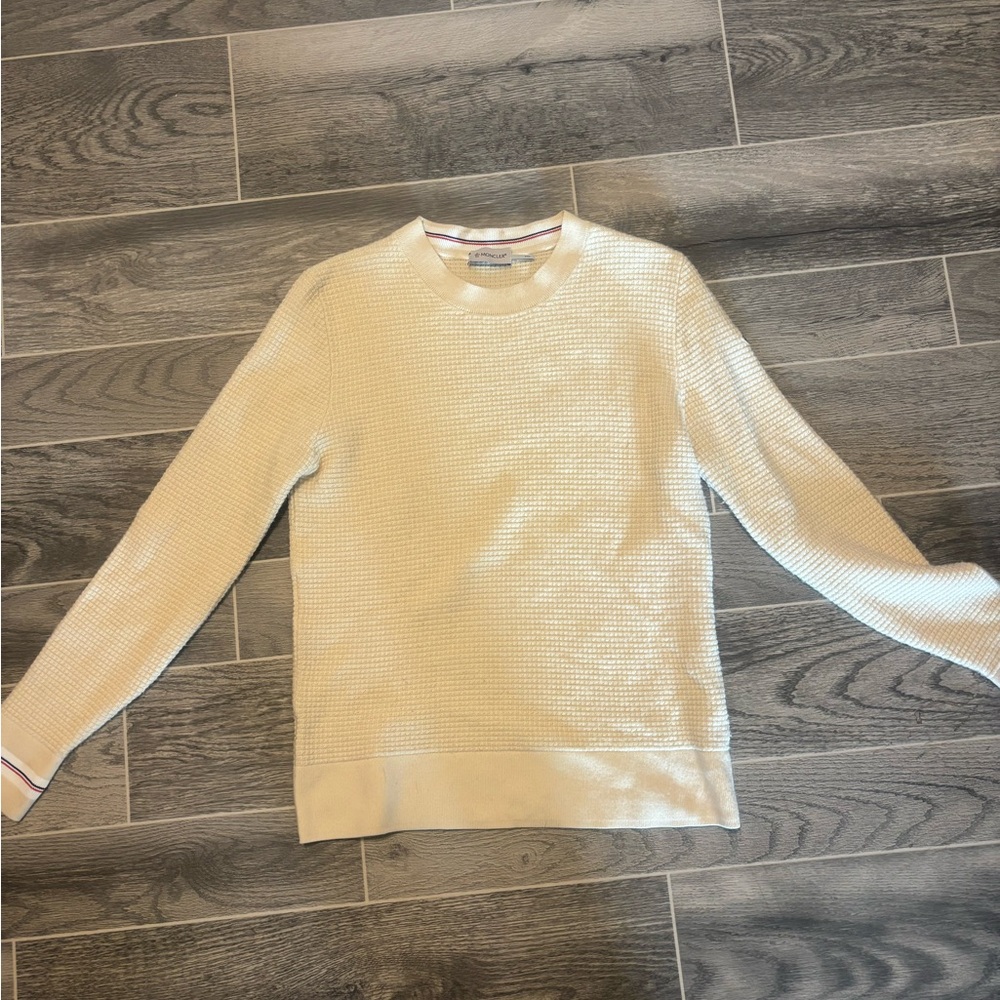 Moncler Beige Textured Sweater